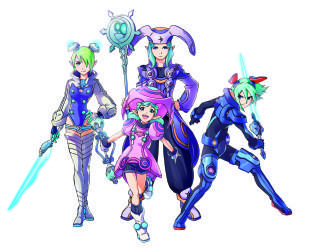 Phantasy Star Portable 2 арты